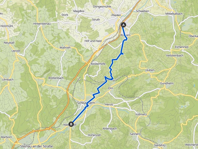 jakobsweg von fulda nach frankfurt Wanderung Komoot